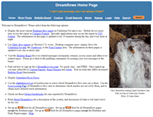 Tablet Screenshot of dreamflows.com